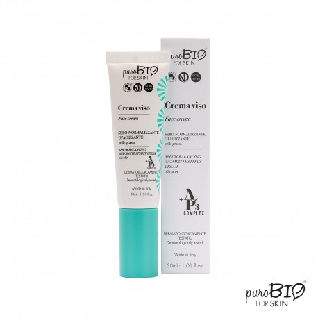 Crema Viso sebo-normalizzante -PuroBio for skin