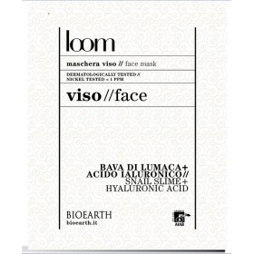 Maschera viso loom - Estratto di bava di lumaca + acido jaluronico - Bioearth