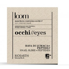 Patch contorno occhi loom - Estratto di bava di lumaca + peptidi - Bioearth