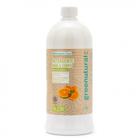 Detergente Delicato Mani e Corpo Menta & Arancio –1000 ml