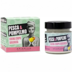 Crema corpo biologica pesca e pompelmo