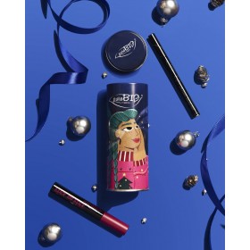 Blue Box Mascara Black too Black + Eyeliner Brush Pen - puroBIO